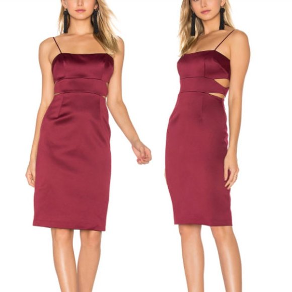 Cynthia Rowley Dresses & Skirts - Cynthia Rowley Red Cut Out Cocktail Sheath Dress 8